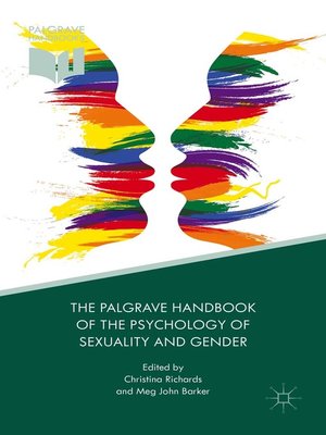 cover image of The Palgrave Handbook of the Psychology of Sexuality and Gender